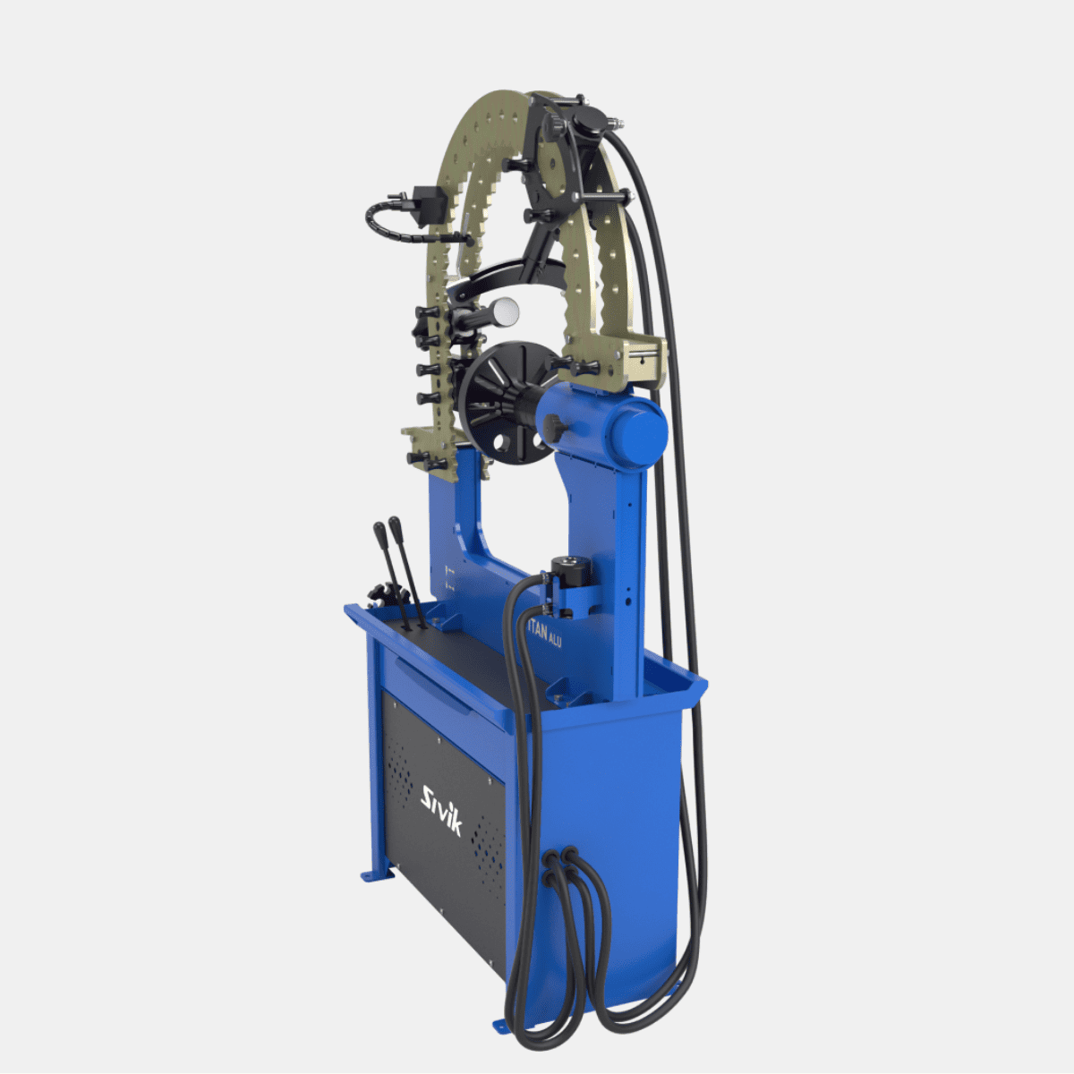 Компактный стенд экономит пространство в мастерской