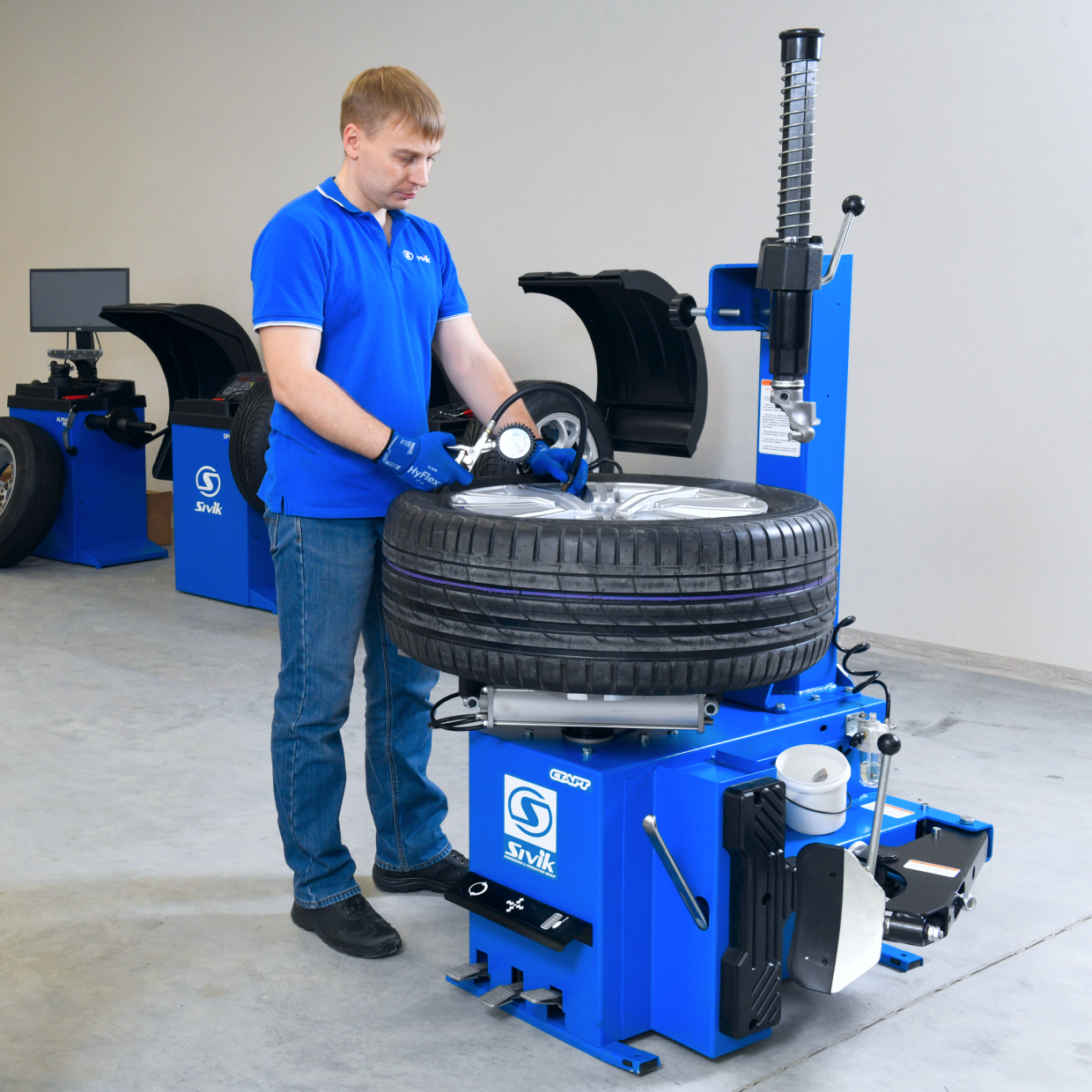 Быстрая и безопасная накачка колес